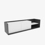 Hanah Home Krog Soporte para TV Antracita y Blanco
